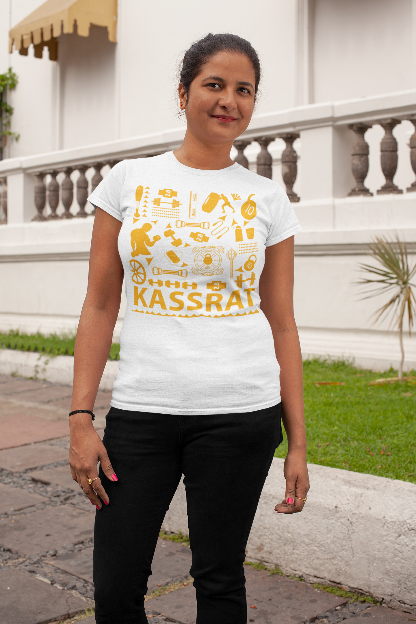Kassrat Theme White-Yellow